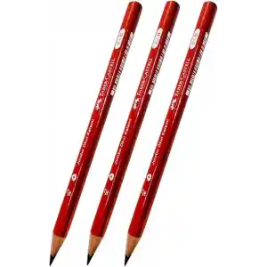 Faber-Castell İlk Kalemim Jumbo Üçgen Başlangıç Kalemi Siyah 2.5 B 3 Adet Faber Jumbo Kurşun Kalem Oluklu Gövde Tr
