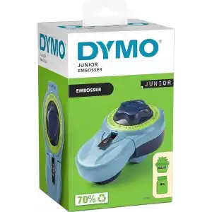 Dymo Junior etiket kabartma aleti, yetişkinler ve çocuklar tarafından rahat kullanım için tasarlanmış ergonomik etiket cihazı, ev ihtiyaçları için