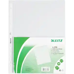 Leitz Poşet Dosya A4 11 Delikli (100 adet) Buzlu