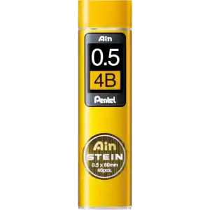 Pentel Mekanik Kurşun Kalem Ucu, 40 Adet, 0.5 mm, 4B