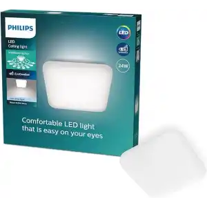 Philips Mauve Kare Tavan Lambası 24W 4000K Gün Işığı