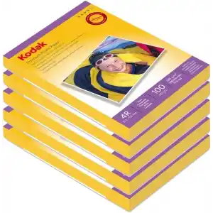 Kodak 230 Gram 10X15 Parlak 5Li Paket 500 Adet Inkjet Fotoğraf Kağıdı