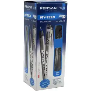 Pensan PE02240TKMA25 0.7 Mm My Tech Tükenmez Kalem 25li Mavi