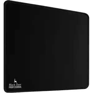 Black Deer Oyuncu Mouse Pad, Fare Altlığı, Kenar Dikişli, Kaymaz Taban, Ofis Tipi, Pürüzsüz Yüzey, Çalışma Masası Altlığı (35x28 M)