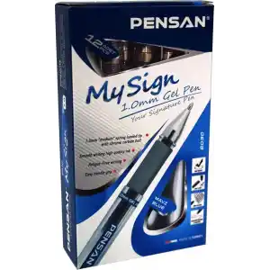 Pensan My Sıgn Jel Roller Kalem Mavi 1Mm 12li - PE06030RKMA