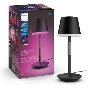 Philips Hue GO Belle Taşınabilir Masa Lambası - Siyah - 25.000 Saat Ampul Kullanım Ömrü