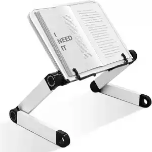 Hobimtek Metal Ayarlanabilir Kitap Okuma Standı Rahle Çok Amaçlı Laptop Tablet Standı, Hobimtek