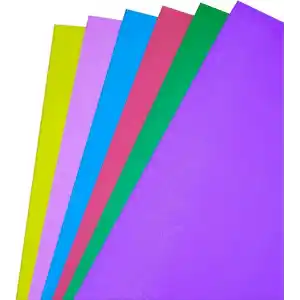 Etika Karışık Renkli Mukavva 35x50 cm - 6lı Paket