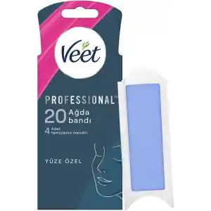 Veet Professional Yüz Ağda Bandı 20Li Hassas Ciltler, Ağda Bandı, Bant