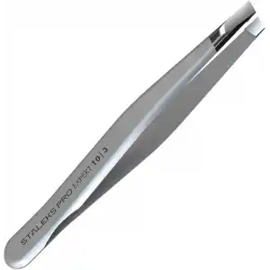 STALEKS PRO Kaş için Cımbız - - tip 3 - Cerrahi Paslanmaz Çelik - Eğimli Uçlu Cımbız - Dayanıklılık - Hassasiyet - El Yapımı - Uzmanlar ve Profesyoneller için.