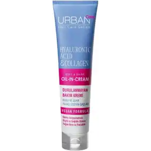 URBAN Care Hyaluronik Asit & Kolajen Kuru ve Cansız Saçlara Özel Durulanmayan Bakım Kremi 150 ml- Vegan