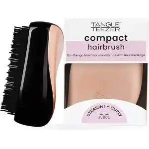 Tangle Teezer Compact Styler Rose Gold Black Saç Fırçası -Seyahat ve Çanta Boy Tarak