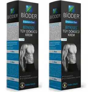 Bioder Tüy Dökücü Krem Erkekler Için 100 Ml 2Li Paket Erkek