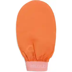 Letscrub Yavruağzı Lastikli Banyo Duş Kesesi Peeling Eldiveni%100 Floş Ipek Hassas Ciltler Için