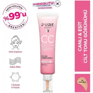 Pure Beauty Spf50 Pa+++ Natural 02 CC Cream 30 ml