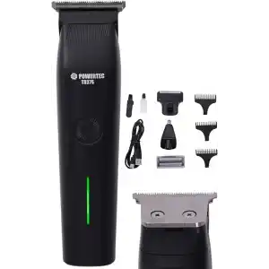 POWERTEC TR-375 (3in1) Günlük Erkek Tıraş Bakım Seti (3 Başlıklı ve Ek Başlık Hediyeli)