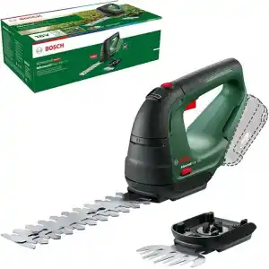 Bosch Home and Garden Bosch Akku Grasschere AdvancedShear 18V-10 (ohne Akku, 18-Volt-System, schneidet bis zu 85 m² pro Akkuladung, mit Strauch- und Grasscherenmesser, im Karton)