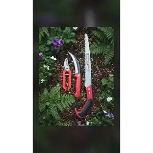 3lü Profesyonel Bahçe Seti: 45cm Testere, Ot Testeresi, Budama Makası - Güçlü ve Kullanışlı YZ-1