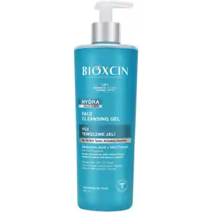Bioxcin Hydra Yüz Temizleme Jeli – Hyalüronik Asitli, İpek Proteinli, Aloe Vera ve Pantenol İçerikli, Hassas Ciltler İçin, 500 ml