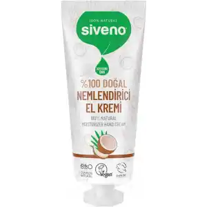 Siveno%100 Doğal El ve Vücut Kremi Hindistan Cevizi Avokado Yoğun Nemlendirici Onarıcı Vegan 30 ml