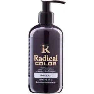 Radical Color Black Amonyaksız Su Bazlı Saç Boyası 250 ML 1 Adet Siyah