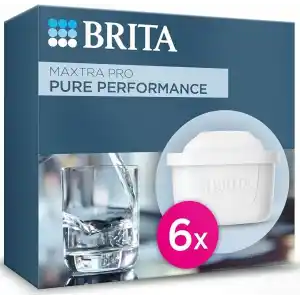 BRITA MAXTRA PRO Pure Performance Yedek Su Arıtma Filtresi, 6’lı