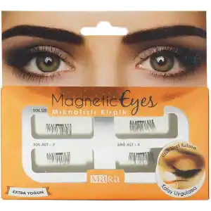 Mara Kozmetik Magnetic Eyes Mıknatıslı Kirpik Extra Yoğun, Siyah