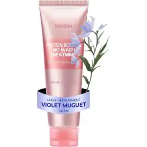 KUNDAL Yoğun Onarıcı Durulanmayan Bakım Kremi Protein Bonding No Wash Treatment 130ml Violet Muguet
