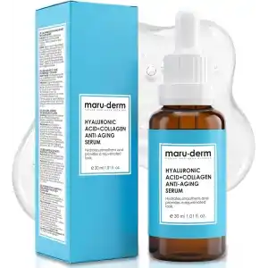 Maruderm%2 Hyalüronik Asit &%5 Kolajen Cilt Bakım Serumu – Yoğun Nem ve Dolgun Görünüm Destekleyici Yüz Serumu, Peptit & Panthenol ile, 30 ML