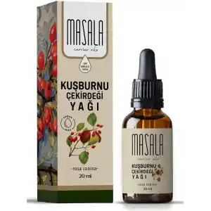 Masala Saf Kuşburnu Çekirdeği Yağı 20 ml. (Rosehip Oil) Soğuk Pres