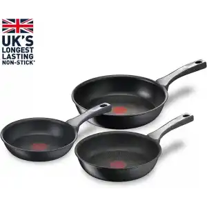 Tefal Titanyum 6X UnlimitedOne İndüksiyon Tabanlı 20/24/28 Cm 3lü Tava Seti - 2100116646