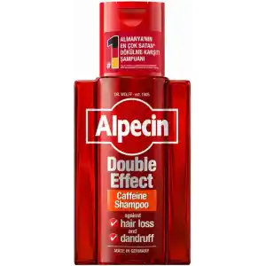 Alpecin Kafein İçeren Dökülme ve Kepek Karşıtı Şampuan, İkili Etki, 200 ml