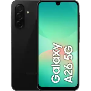 Samsung Galaxy A26 5G, Android Akıllı Telefon, 256GB Depolama, 8GB RAM, Siyah, 50MP Kamera, Büyük Ekran, Uzun Pil Ömrü (Samsung Türkiye Garantili)