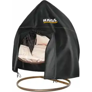 HAEGS Bahçe Salıncağı Örtüsü, Rattan Salıncak Koltuk Koruma Kılıfı Brandası, Hamak Sandalye Dış Mekan Su Geçirmez Mobilyası Koruyucu Örtü - Çift Kişilik, 230 x 200cm