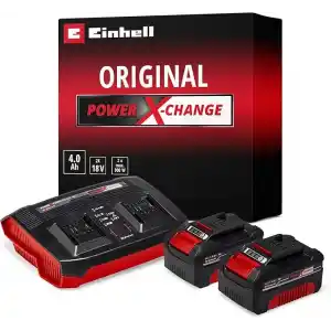 Einhell Orijinal Starter Kit 2x 4,0 Ah PXC Akü ve 3A Twincharger 4512112