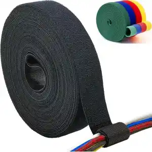 AEE® 10 Metre Kablo Düzenleyici Cırt Bant Organizer Çok Amaçlı Cırt Bant Çok Kullanımlık Cırt Kelepçe Asorti (Karışık Renk)