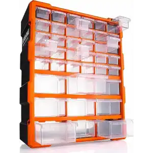 Süper Bag 39lu Mono Blok Çekmece Seti Büyük Boy Hobby Organizer Seti Vida Dübel Kutusu Takı Kutusu ASR6001