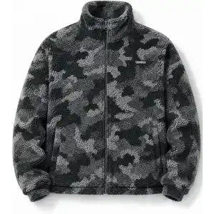 Oversize Peluş Erkek İçi Polarlı Tam Fermuarlı Sherpa Sonbahar Kış Kadın Polar Sweatshirt OVERSIZE-PELUS (Lacivert, M)