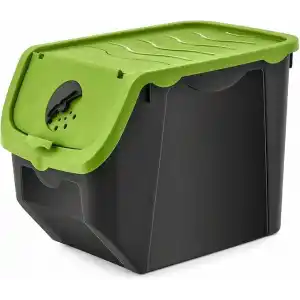 Orret Home 12 Litre Patates Soğan Saklama Kabı Hava Alabilir Kapaklı Sebze Saklama Kutusu Kilitli Kapaklı Sarımsak Organizer Plastik Erzak Saklama Kabı İstiflenebilir Kiler Düzenleyici (ASORTİ RENK)