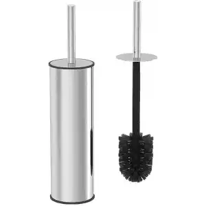 Orret Home Metal WC Fırçası, Krom Tuvalet Temizleme Fırçası, Paslanmaz Çelik Saplı, Dayanıklı ve Hijyenik Banyo Aksesuarı