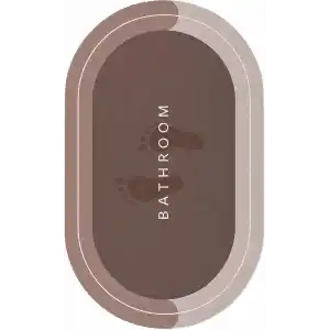 Promosyonca Sihirli Banyo Paspası, Su Emici, Kaymaz Tabanlı, Farklı Model Seçenekleri (Oval-2)
