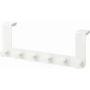 IKEA ENUDDEN kapı gardırobu, beyaz metal, 6 kanca, 4 cmye kadar kapı kalınlığı için