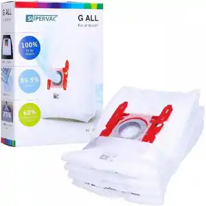 SUPERVAC GAll Serisi Süpürge Toz Torbası 4lü Paket Bosch Siemens Profilo ile Uyumlu
