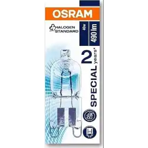 Halopin G9 40W Fırın Ampulü, 260 lm, 300°C Isıya Dayanıklı Halojen Lamba, Şeffaf