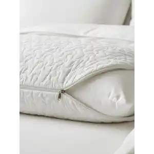 BEYLİNİ 2li Yastık Alezi Sıvı Geçirmez Kapitone Fermuarlı Yıkanabilir Antialerjik Yastık Koruyucu 50x70 CM