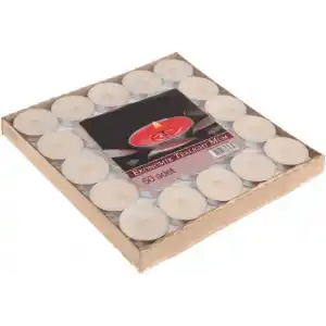50 Adet Ekonomik Tealight Mum-buhurdanlık Mumu