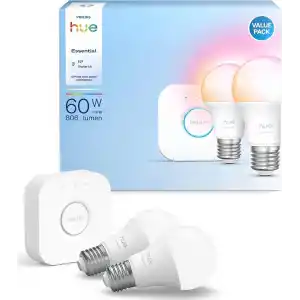 Philips Hue Essential 2li E27 Ampul Başlangıç Seti 806 Lumen - 15.000 Saat Ampul Kullanım Ömrü