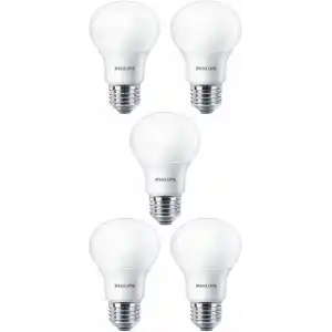 Philips 8w (60W) Led Ampul Beyaz 6500k E27 (5 ADET) Tasarruflu Lamba