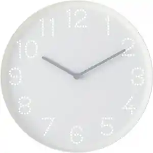 IKEA TROMMA duvar saati, 25 cm, beyaz