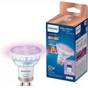 Philips Smart Lighting LED Spot Ampul GU10 Cam 50W Eşdeğer RGB - Google Home, Alexa, HomeKit ve Matter uyumlu